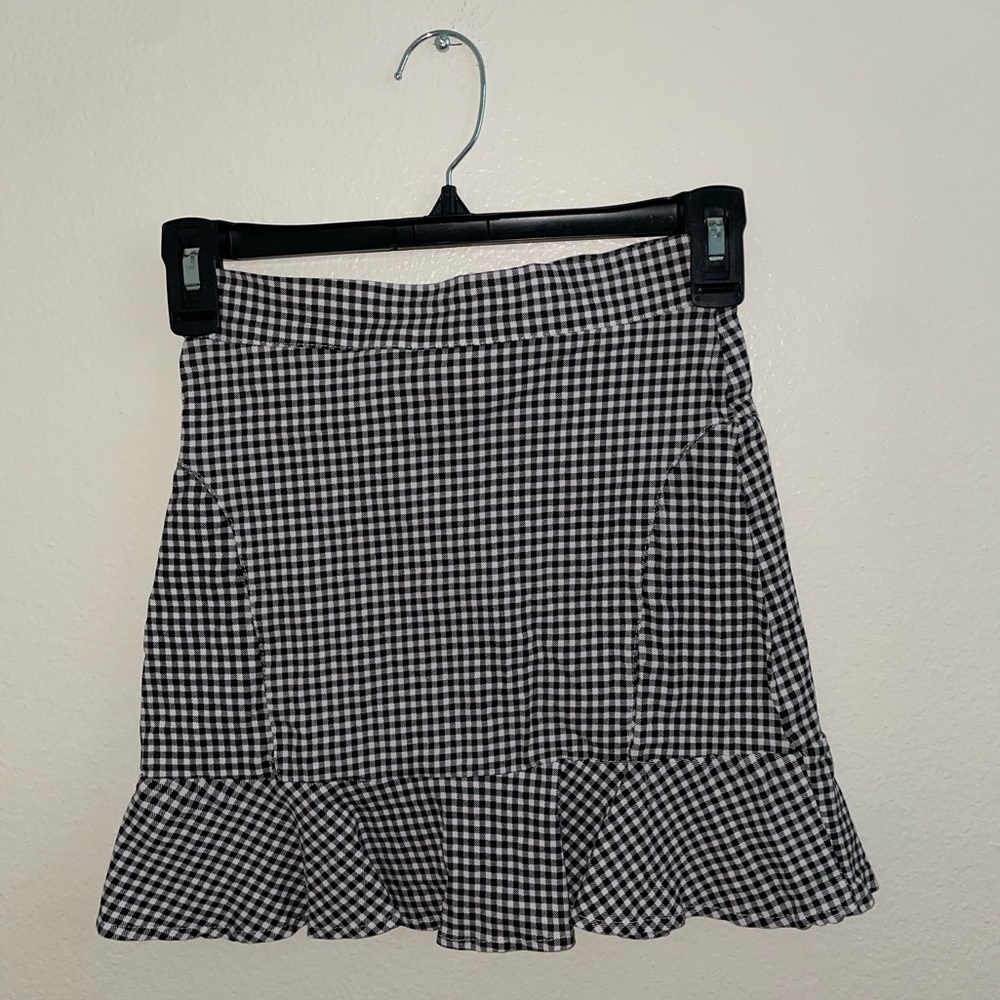 Gingham Skirt